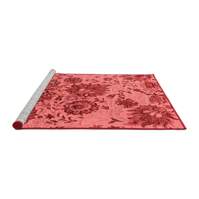 Industrial Red Washable Rugs