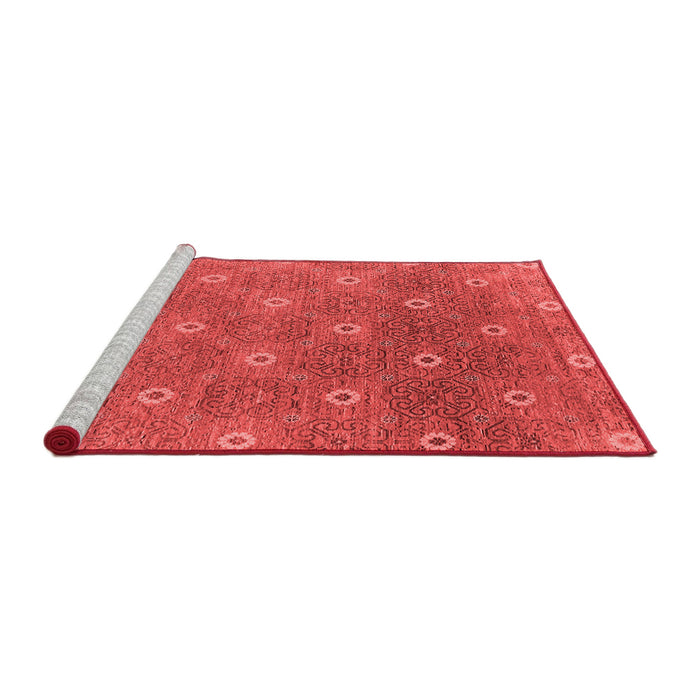 Industrial Red Washable Rugs