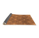 Sideview of Oriental Orange Industrial Rug, urb1531org