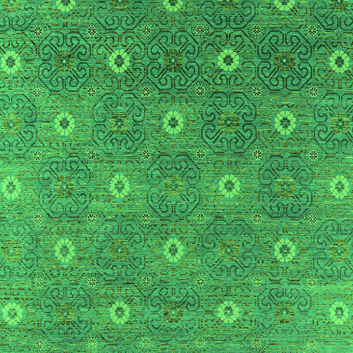 Oriental Green Industrial Rug, urb1531grn