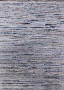 Mid-Century Modern Mist Blue Oriental Rug, urb1532