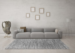 Machine Washable Oriental Gray Industrial Rug in a Living Room,, wshurb1532gry