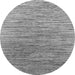 Round Machine Washable Oriental Gray Industrial Rug, wshurb1532gry