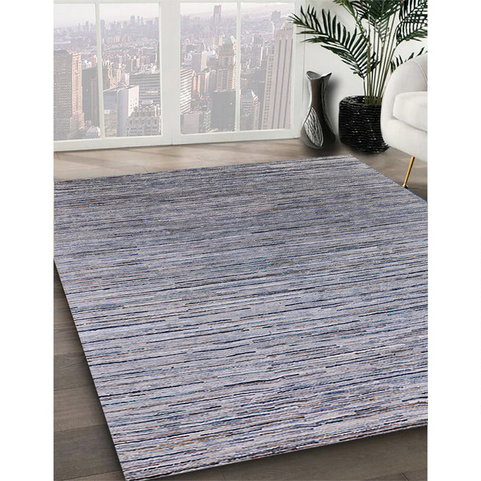 Machine Washable Industrial Modern Mist Blue Rug in a Family Room, wshurb1532