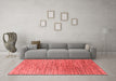 Industrial Red Washable Rugs