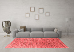 Industrial Red Washable Rugs