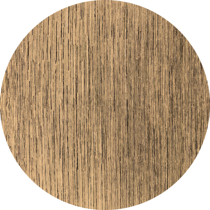 Round Oriental Brown Industrial Rug, urb1532brn