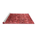 Industrial Red Washable Rugs