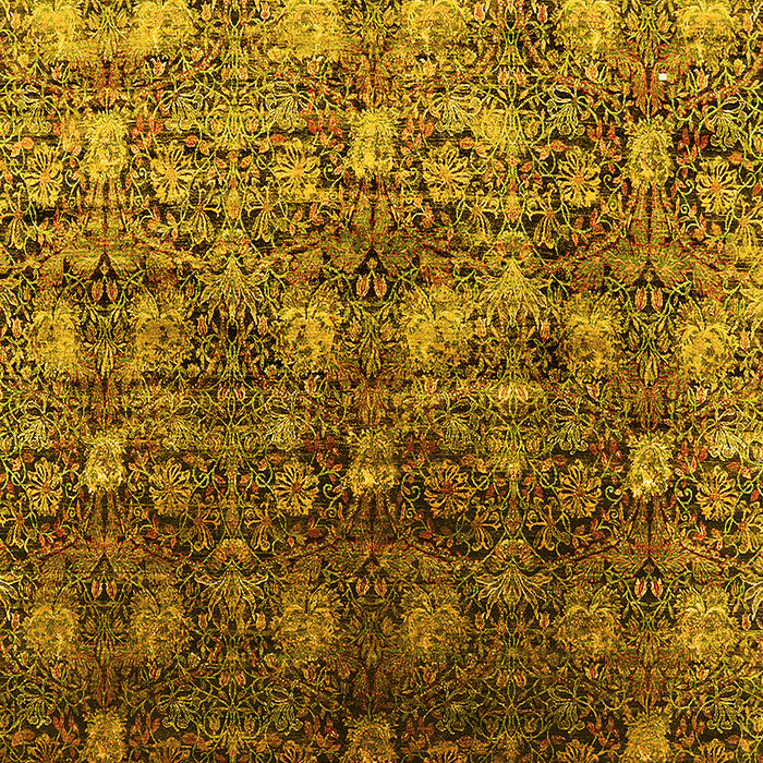 Oriental Yellow Industrial Rug, urb1533yw