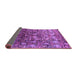 Sideview of Oriental Purple Industrial Rug, urb1533pur