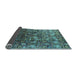 Sideview of Oriental Light Blue Industrial Rug, urb1533lblu