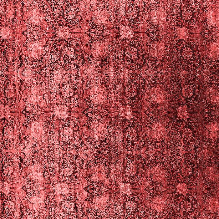Machine Washable Oriental Red Industrial Rug, wshurb1533red