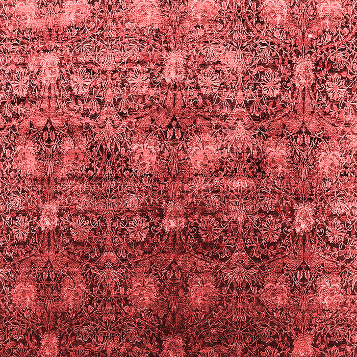 Machine Washable Oriental Red Industrial Rug, wshurb1533red