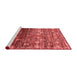 Industrial Red Washable Rugs