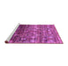 Sideview of Machine Washable Oriental Pink Industrial Rug, wshurb1534pnk