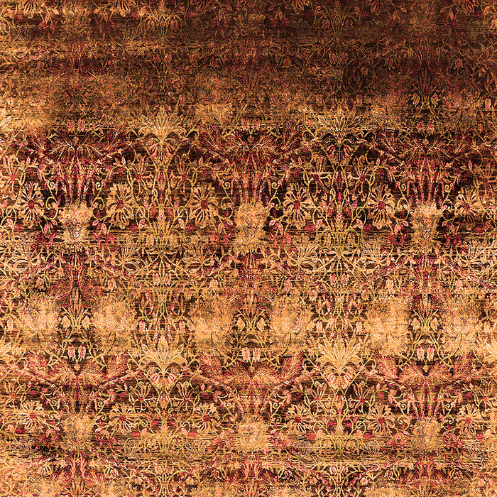 Machine Washable Oriental Orange Industrial Area Rugs, wshurb1534org