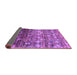 Sideview of Oriental Purple Industrial Rug, urb1534pur