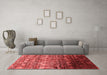 Industrial Red Washable Rugs