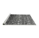 Sideview of Machine Washable Oriental Gray Industrial Rug, wshurb1534gry