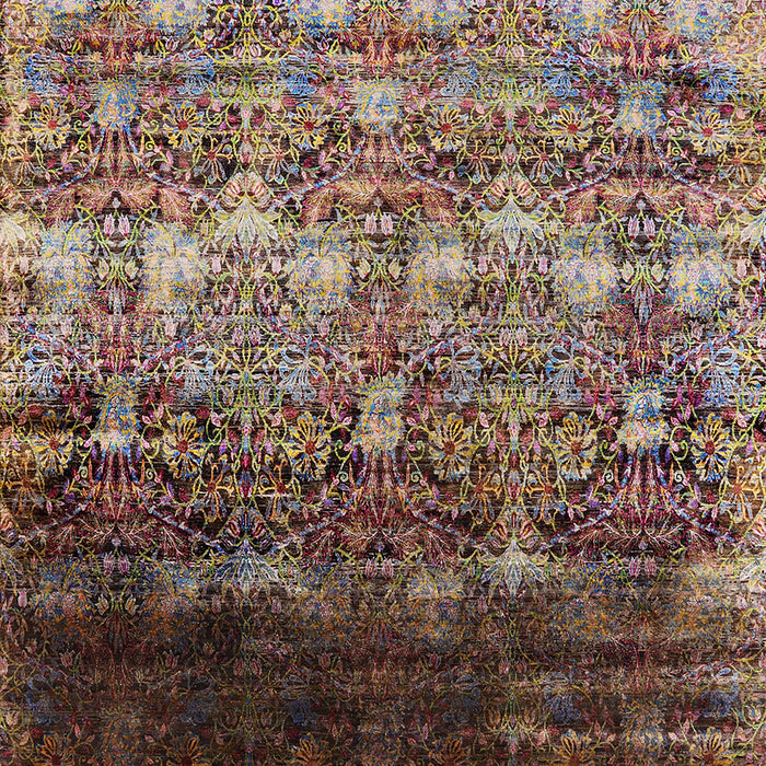 Machine Washable Industrial Modern Brown Rug, wshurb1534