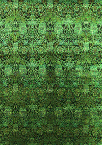 Oriental Green Industrial Rug, urb1535grn