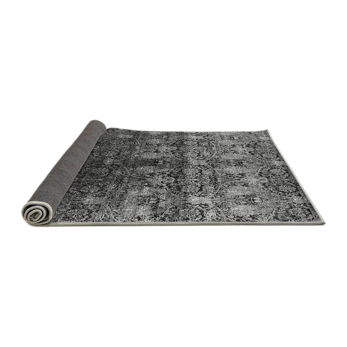 Sideview of Oriental Gray Industrial Rug, urb1535gry