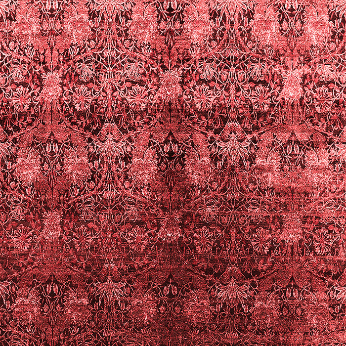 Machine Washable Oriental Red Industrial Rug, wshurb1535red