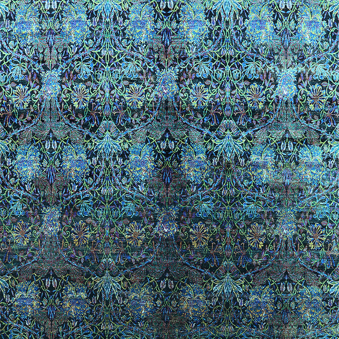 Oriental Light Blue Industrial Rug, urb1535lblu