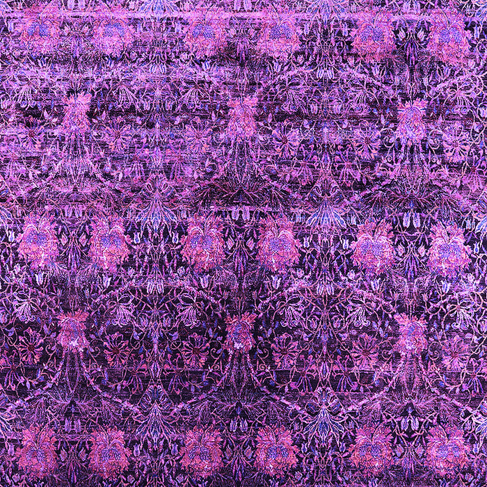 Machine Washable Oriental Purple Industrial Area Rugs, wshurb1536pur