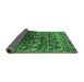 Sideview of Oriental Emerald Green Industrial Rug, urb1536emgrn