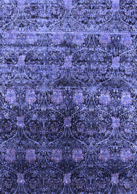 Oriental Blue Industrial Rug, urb1536blu