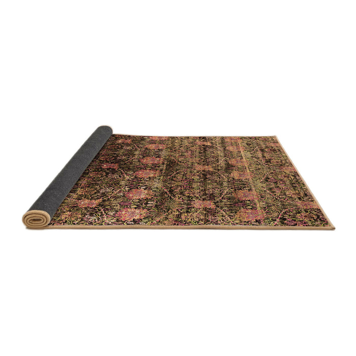 Sideview of Oriental Brown Industrial Rug, urb1536brn