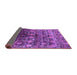 Sideview of Oriental Purple Industrial Rug, urb1536pur