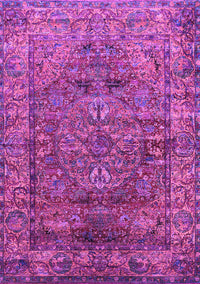 Oriental Purple Industrial Rug, urb1537pur