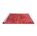 Industrial Red Washable Rugs