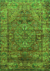 Oriental Green Industrial Rug, urb1537grn