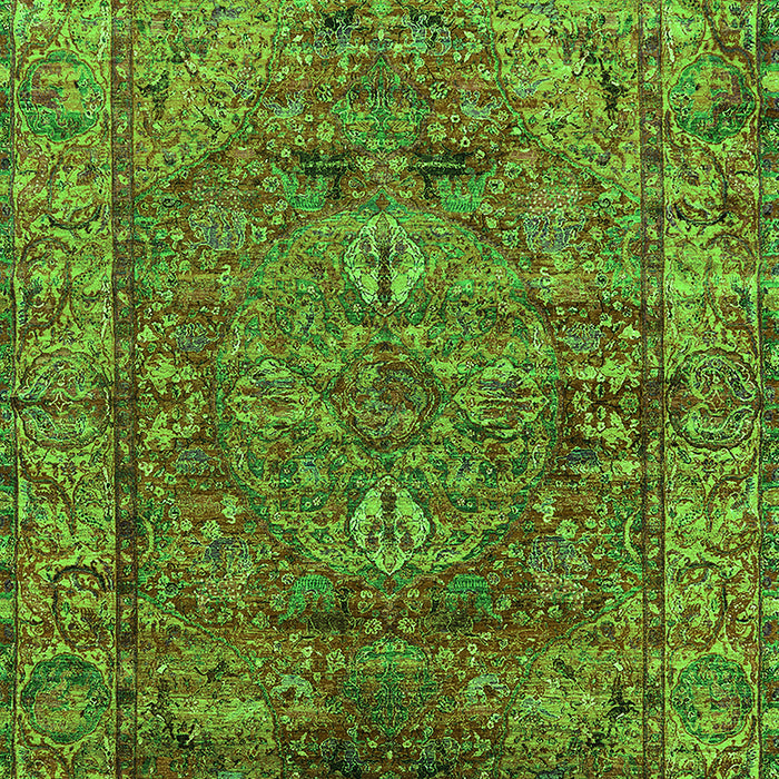 Oriental Green Industrial Rug, urb1537grn