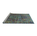 Sideview of Machine Washable Oriental Light Blue Industrial Rug, wshurb1537lblu