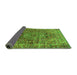 Sideview of Oriental Green Industrial Rug, urb1537grn