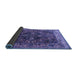 Sideview of Oriental Blue Industrial Rug, urb1538blu