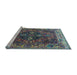 Sideview of Machine Washable Oriental Light Blue Industrial Rug, wshurb1538lblu