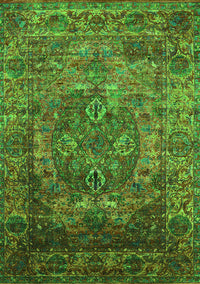 Oriental Green Industrial Rug, urb1539grn