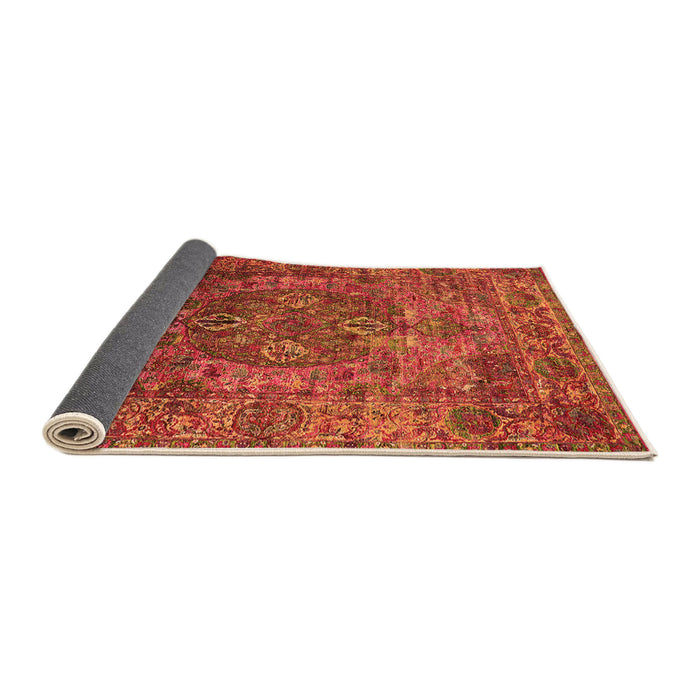 Sideview of Oriental Orange Industrial Rug, urb1539org