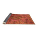 Sideview of Oriental Orange Industrial Rug, urb1539org