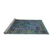 Sideview of Machine Washable Oriental Light Blue Industrial Rug, wshurb1539lblu