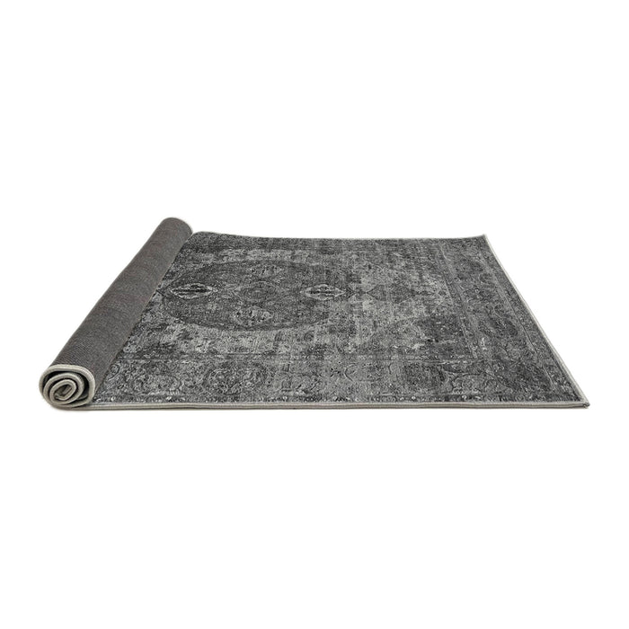 Sideview of Oriental Gray Industrial Rug, urb1539gry