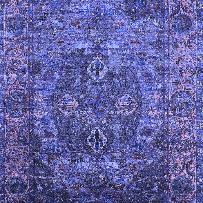 Oriental Blue Industrial Rug, urb1539blu