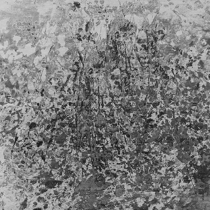 Square Oriental Gray Industrial Rug, urb1540gry