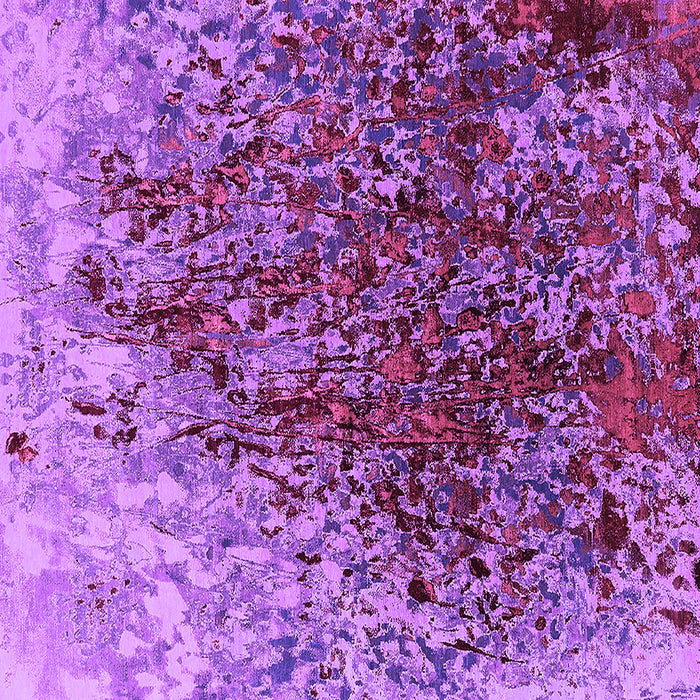 Square Machine Washable Oriental Purple Industrial Area Rugs, wshurb1540pur