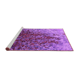 Sideview of Machine Washable Oriental Purple Industrial Area Rugs, wshurb1540pur